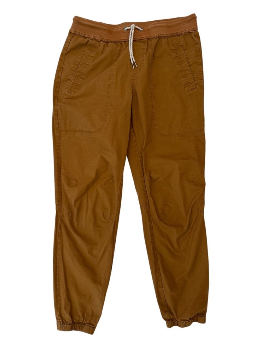 Vuori V434 Traveler Jogger Pants Men's Large Brown Drawstring Cotton Blend
